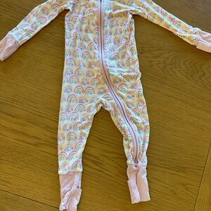 Little Sleepies Rainbow Footies